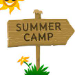 summer camp sign