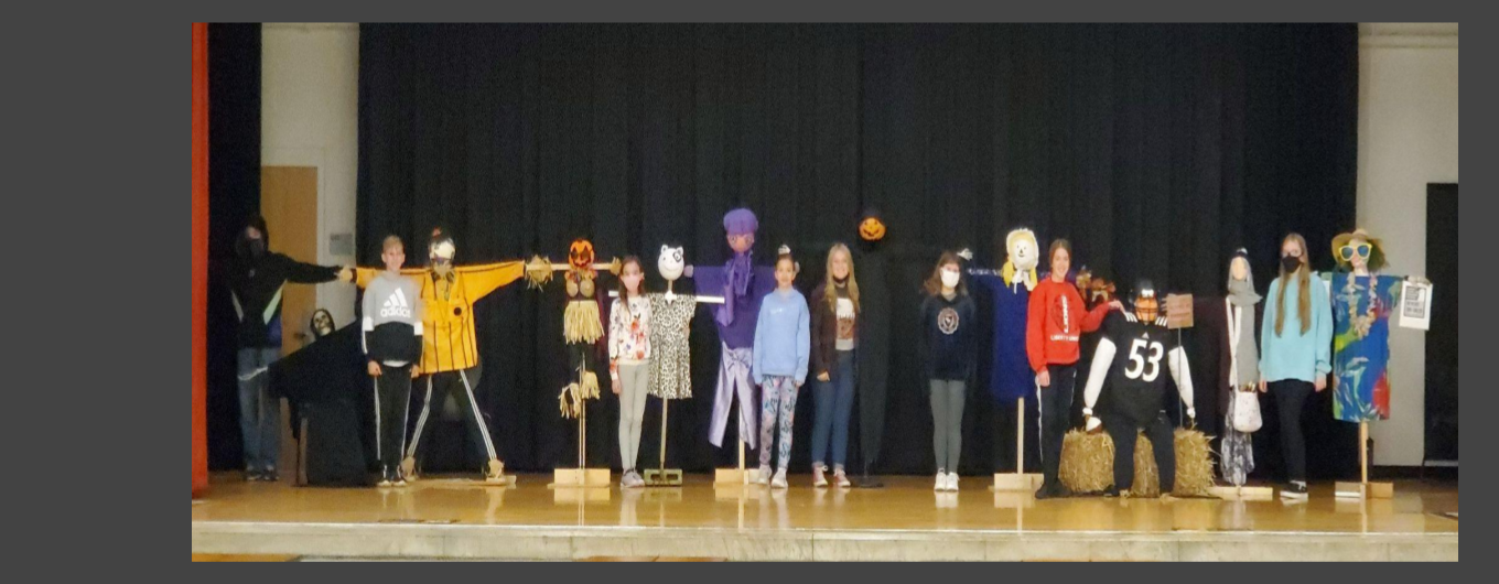 Scarecrow Trail at middle school