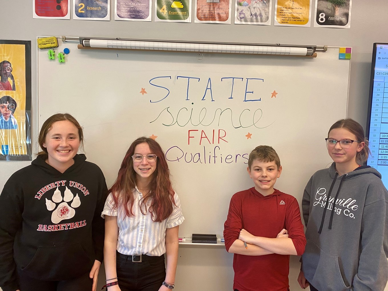 Middle School State Science Fair Qualifiers